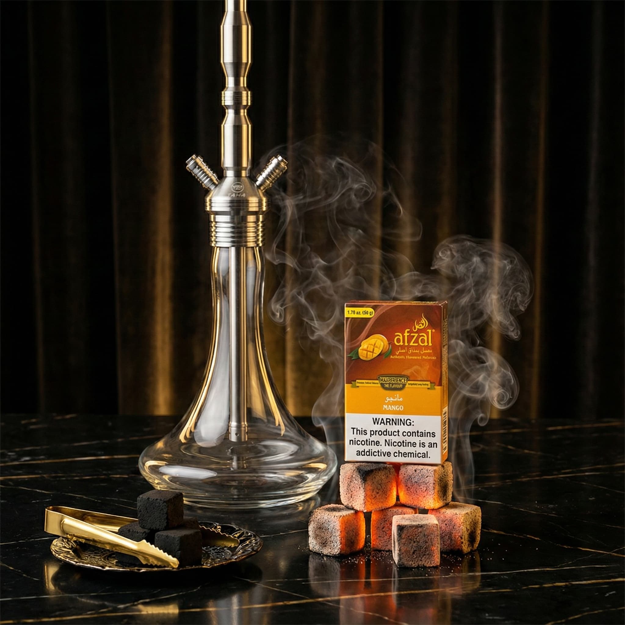 Afzal molasses on Taha Gold hardware